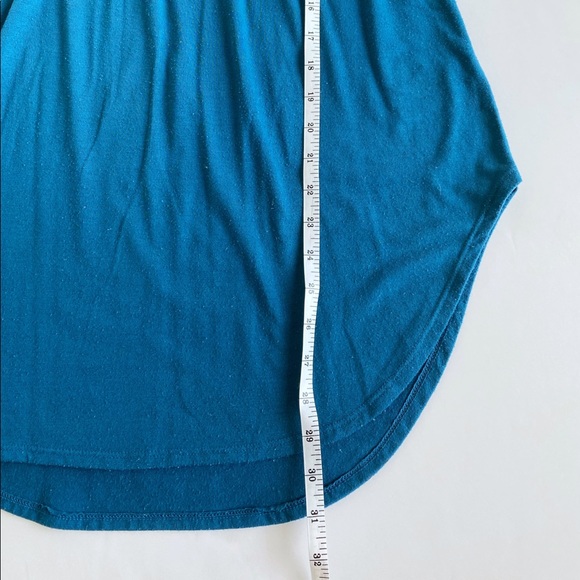 4/$20 OLD NAVY XS Teal Empire Waist Maternity V-Neck Top - Picture 14 of 15